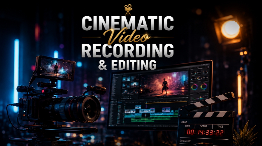 Cinematic video recording and editing service by Vedansh Visuals